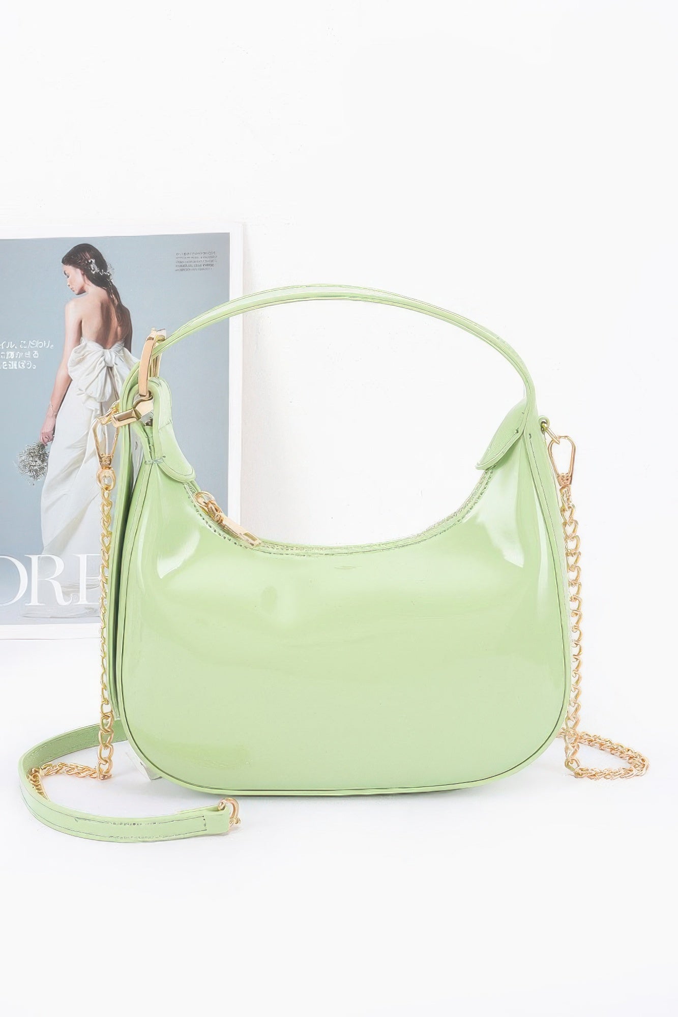 Enamel Hobo Bag - Pikemla