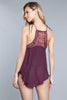 Alana Chemise Burgundy - Pikemla