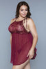 Alana Chemise Burgundy - Pikemla