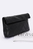 Quilted Faux Leather Pouch - Pikemla