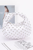 Satin Metal Studded Hobo Bag - Pikemla