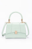 Enamel Flap Crossbody Bag - Pikemla