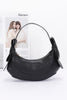 Faux Leather Hobo Bag W/ Bows - Pikemla