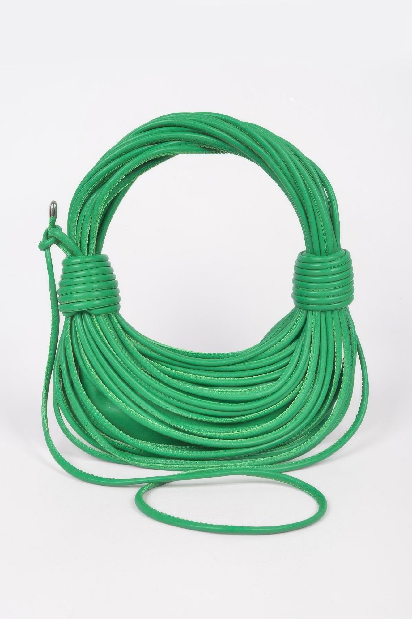 Faux Leather Rope Hobo Bag - Pikemla