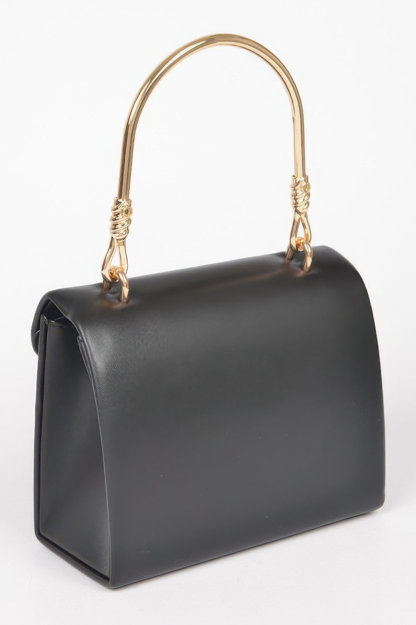 Vegan Metal Handle Bag - Pikemla