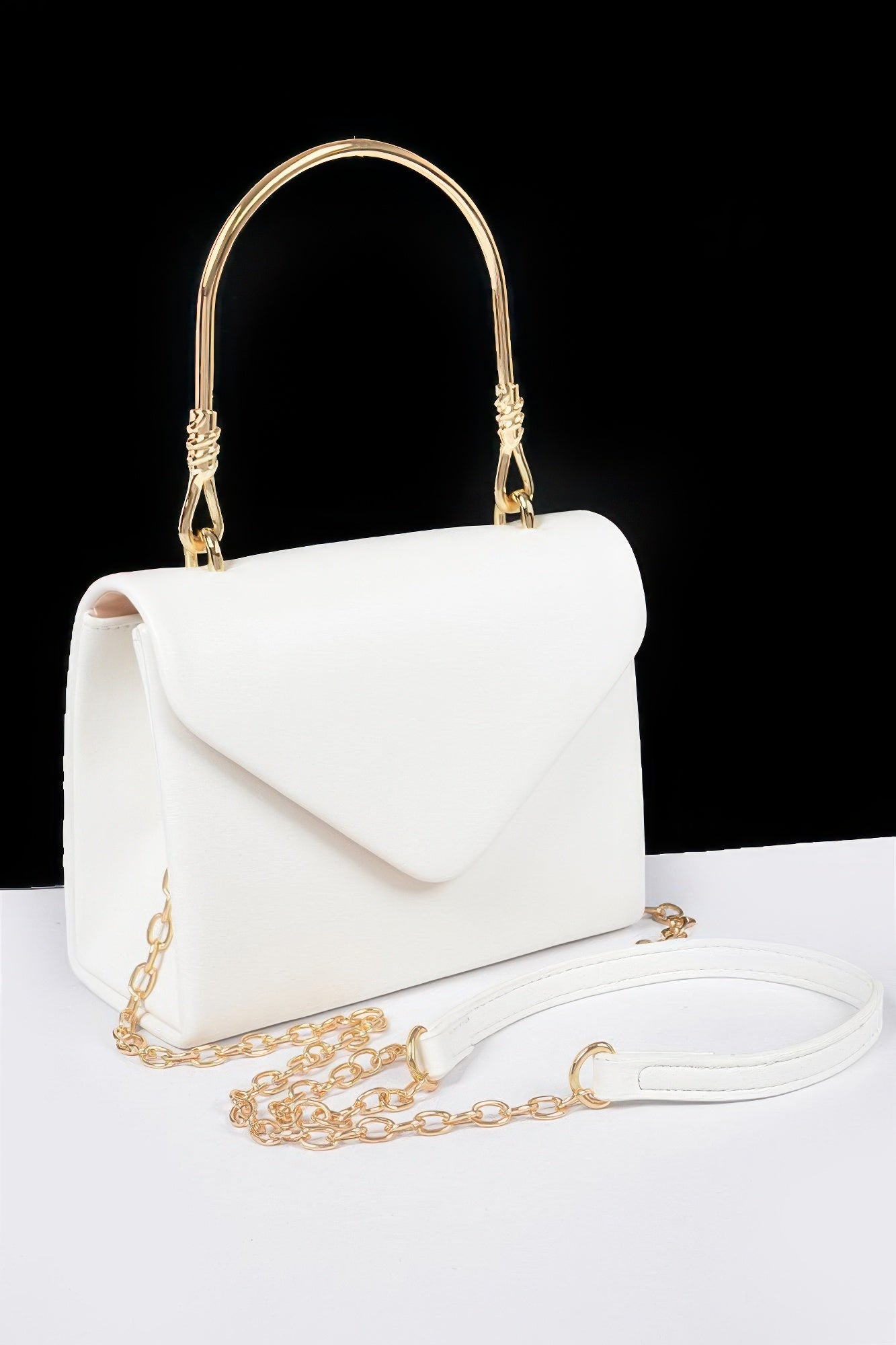 Vegan Metal Handle Bag - Pikemla