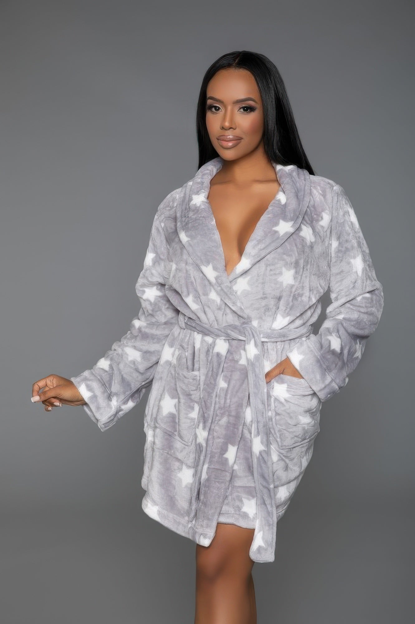 Kaylee Robe Star Print - Pikemla