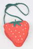 Faux Suede Strawberry Novelty Bag - Pikemla