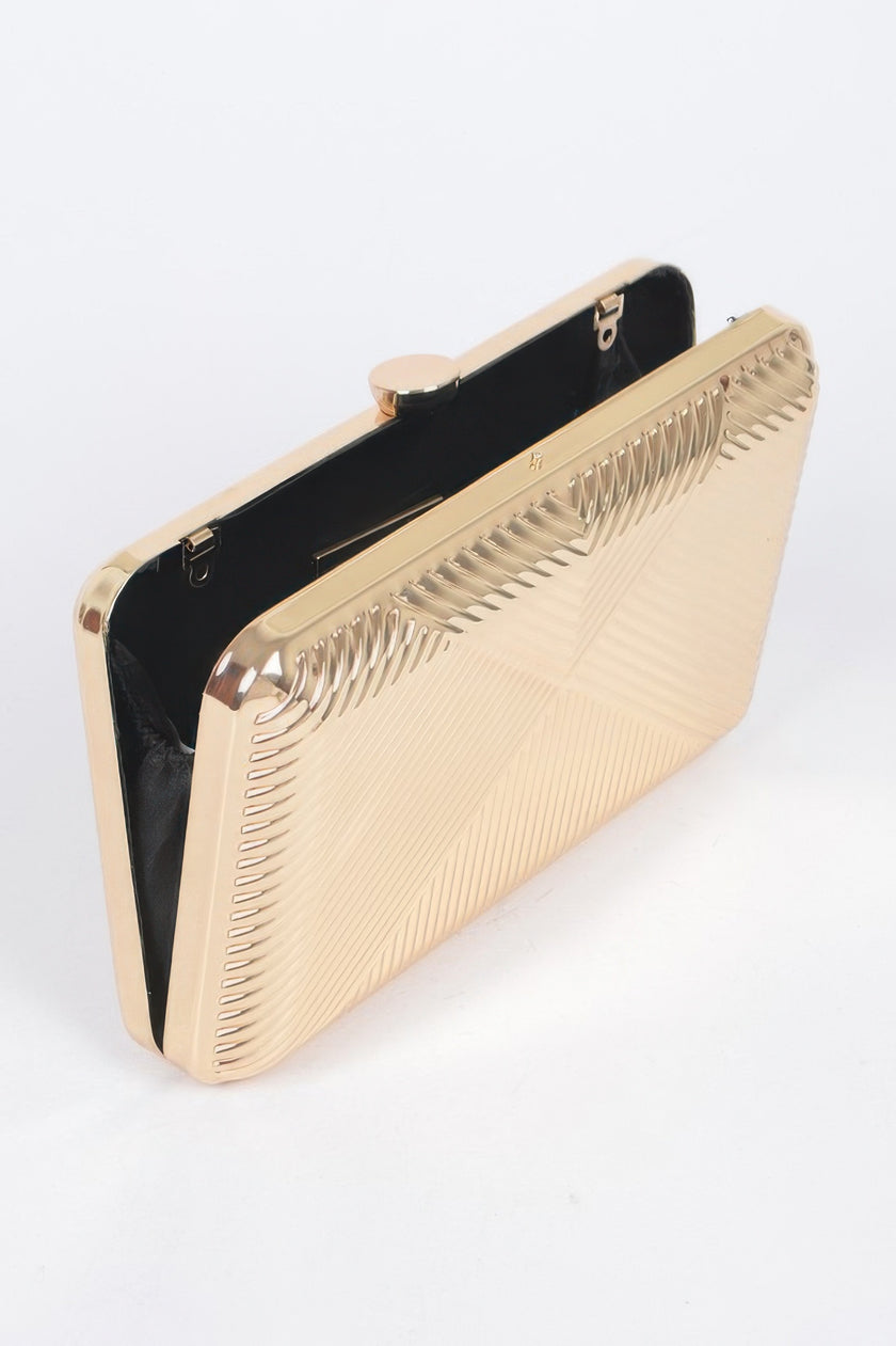 Vintage Metal Clutch - Pikemla
