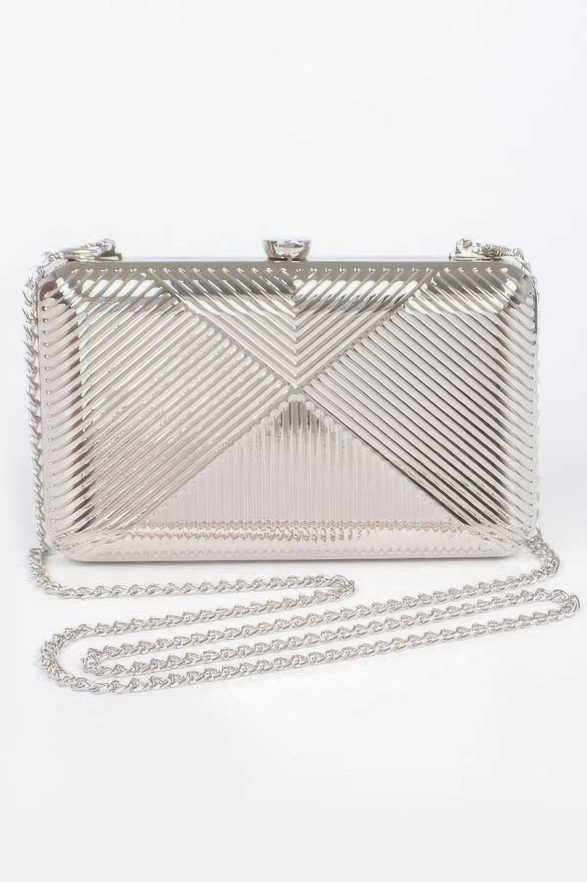 Vintage Metal Clutch - Pikemla