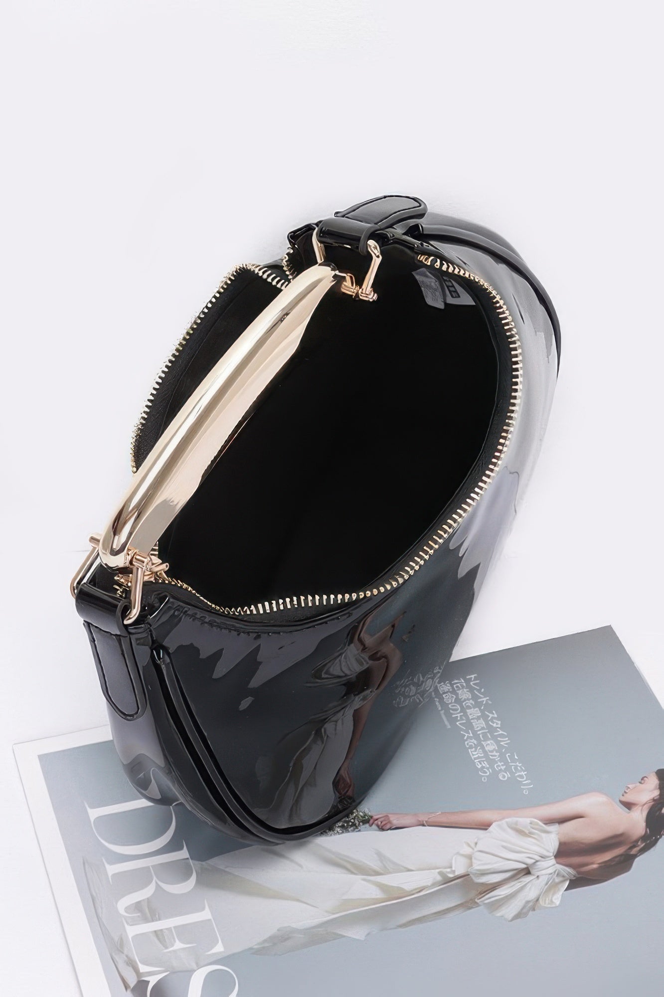 Enamel Metal Handle Bag - Pikemla