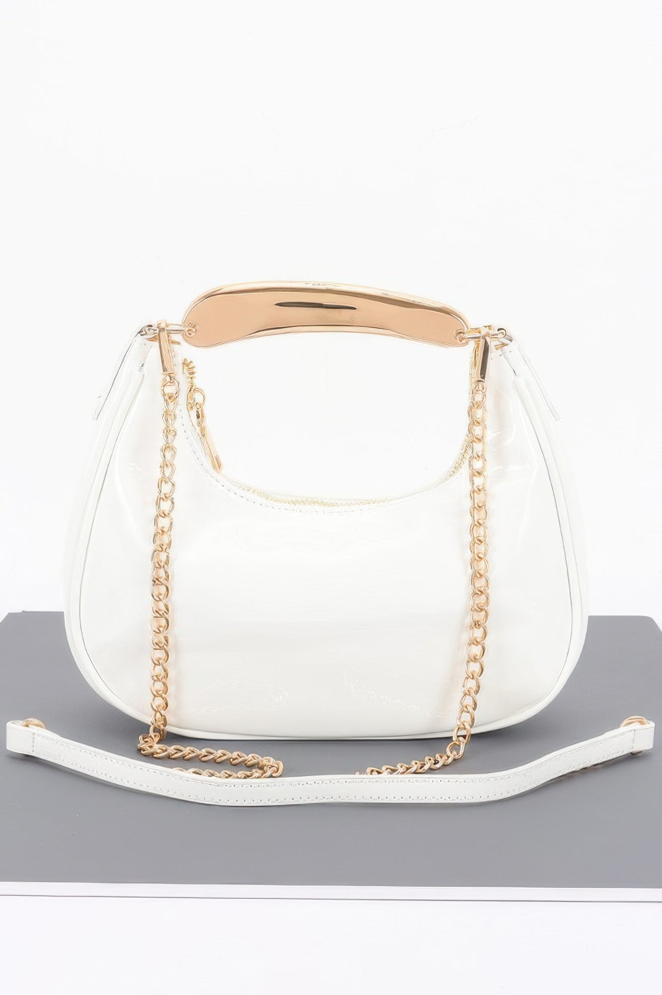 Enamel Metal Handle Bag - Pikemla