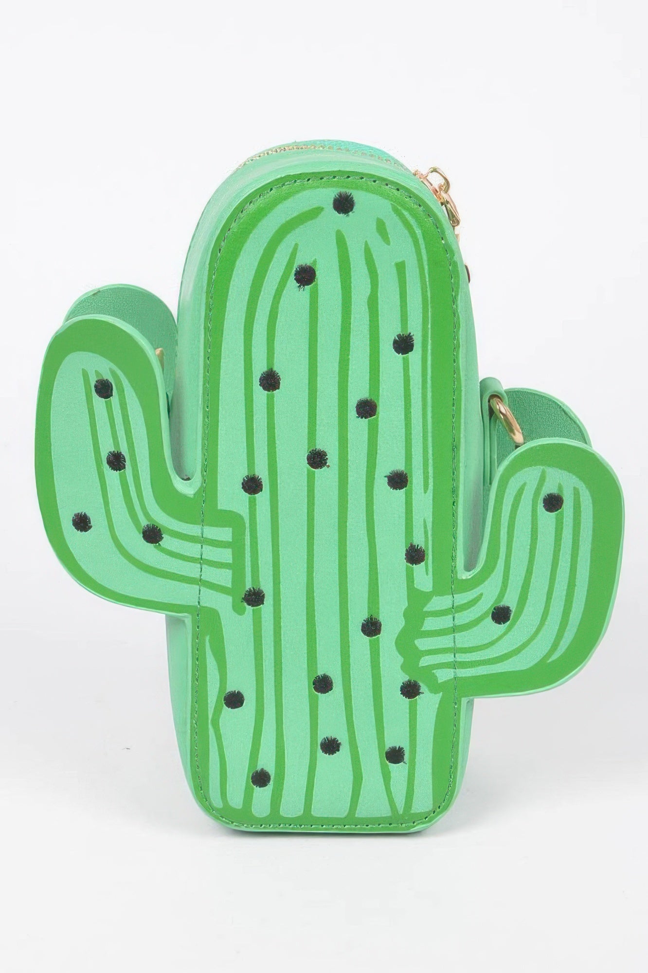 Faux Leather Cactus Crossbody Bag - Pikemla