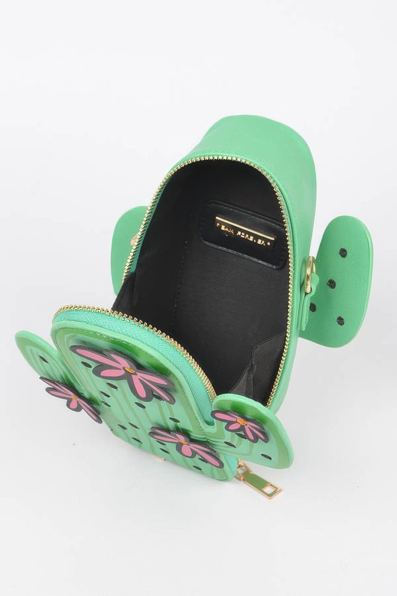 Faux Leather Cactus Crossbody Bag - Pikemla