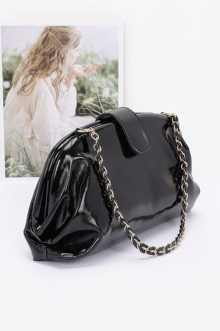 Enamel Frame Shoulder Bag - Pikemla