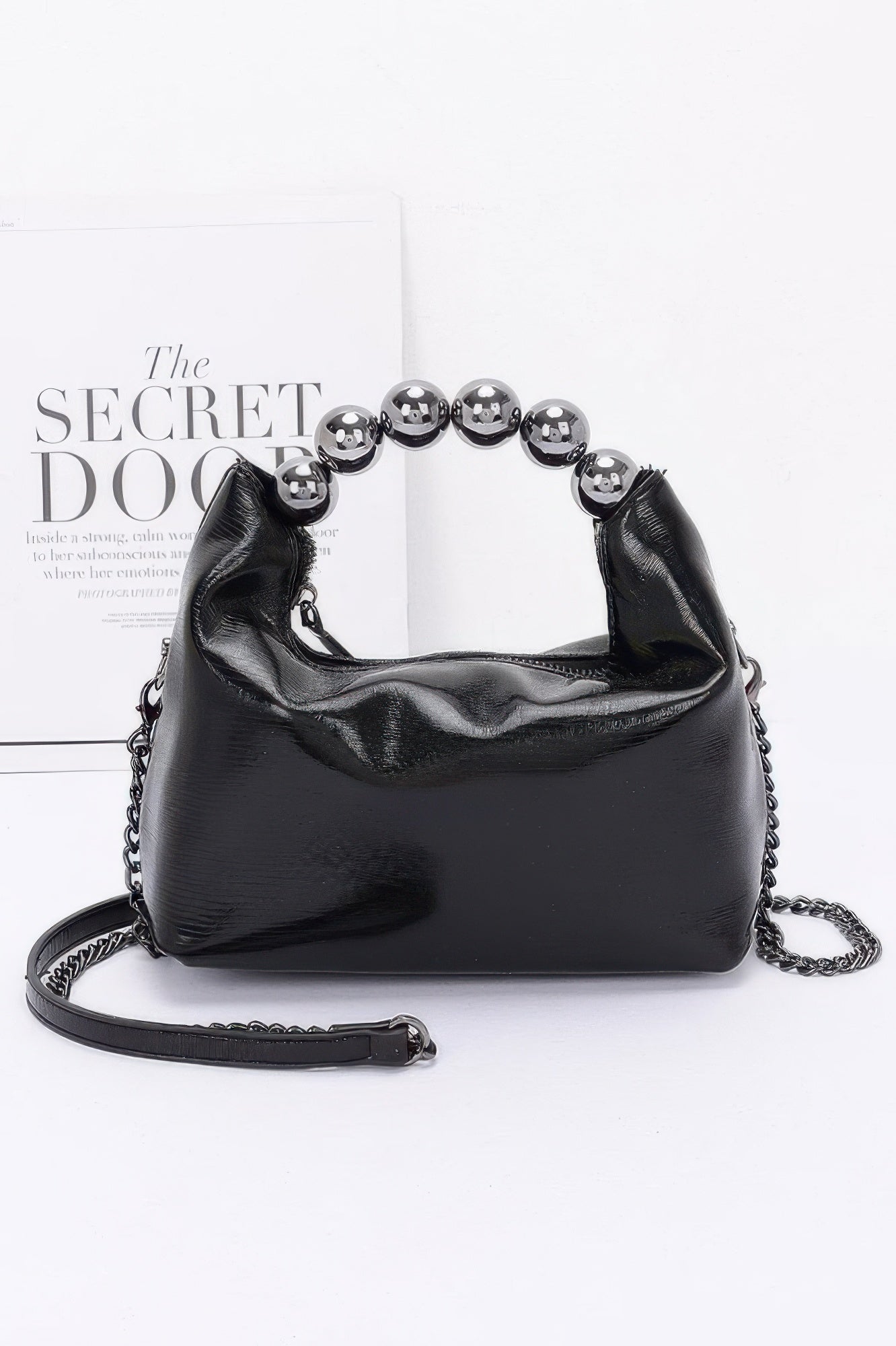 Metallic Ccb Ball Handle Bag - Pikemla