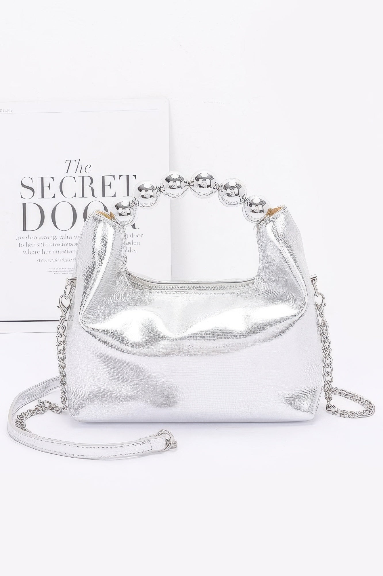 Metallic Ccb Ball Handle Bag - Pikemla