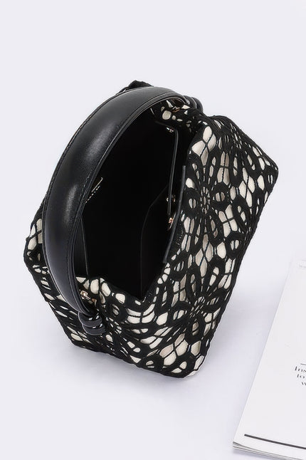 Crochet Top Handle Clutch - Pikemla