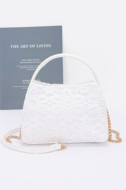 Crochet Top Handle Clutch - Pikemla