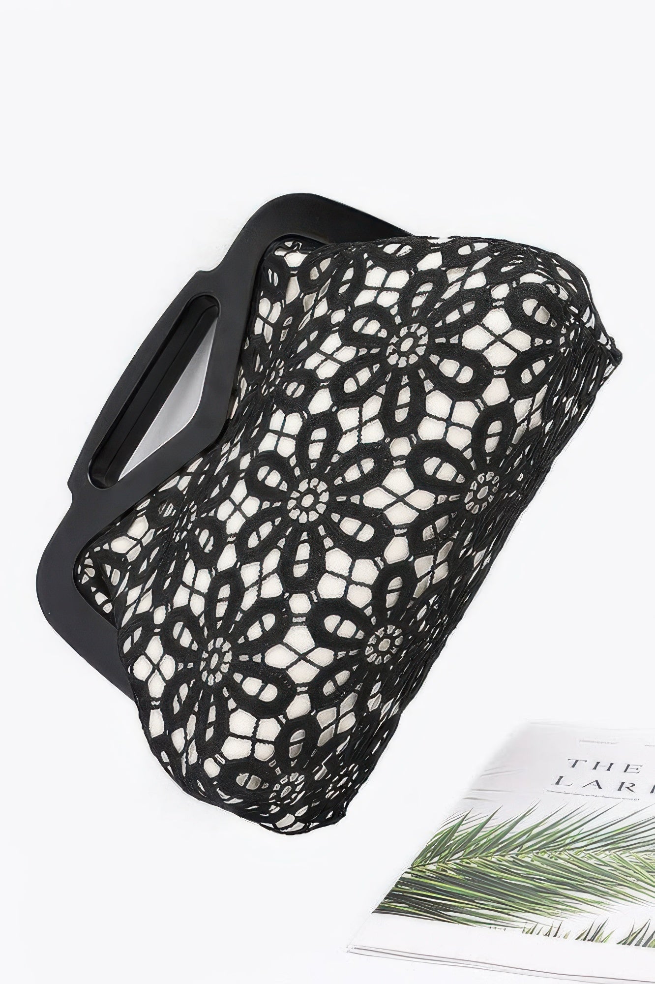 Crochet Wood Frame Clutch - Pikemla