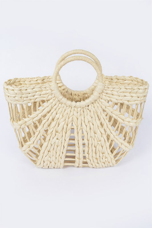 Straw Handmade Beach Bag - Pikemla
