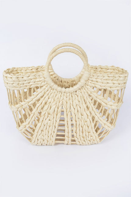Straw Handmade Beach Bag - Pikemla