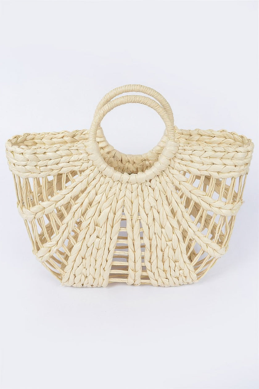 Straw Handmade Beach Bag - Pikemla
