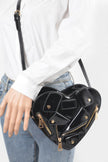 Heart Shape Jacket Crossbody Bag - Pikemla