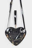 Heart Shape Jacket Crossbody Bag - Pikemla