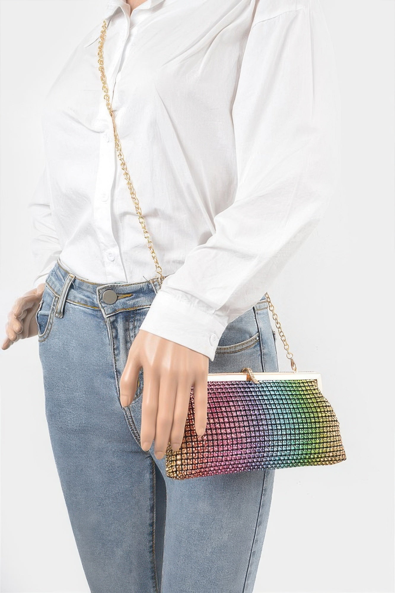 Rhinestone Party Clutch - Pikemla