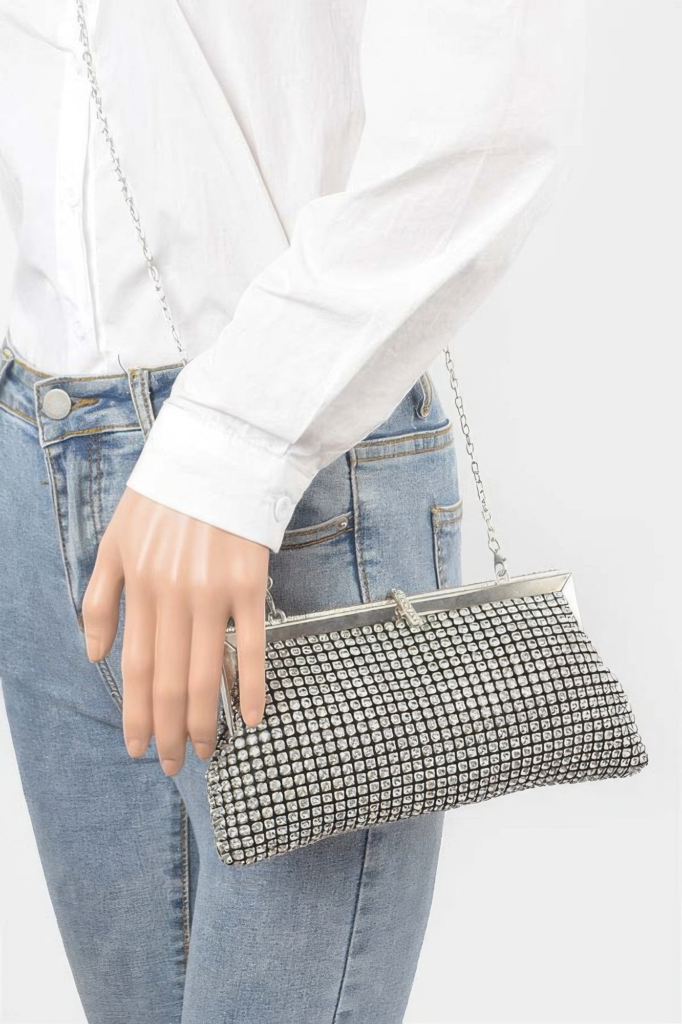 Rhinestone Party Clutch - Pikemla