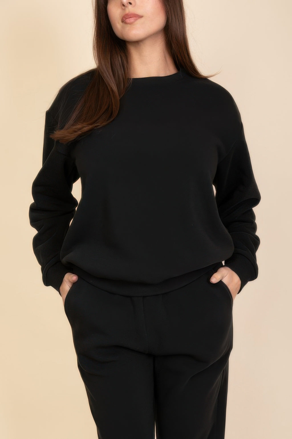 Classic Poly Fleece Crewneck Pullover - Pikemla