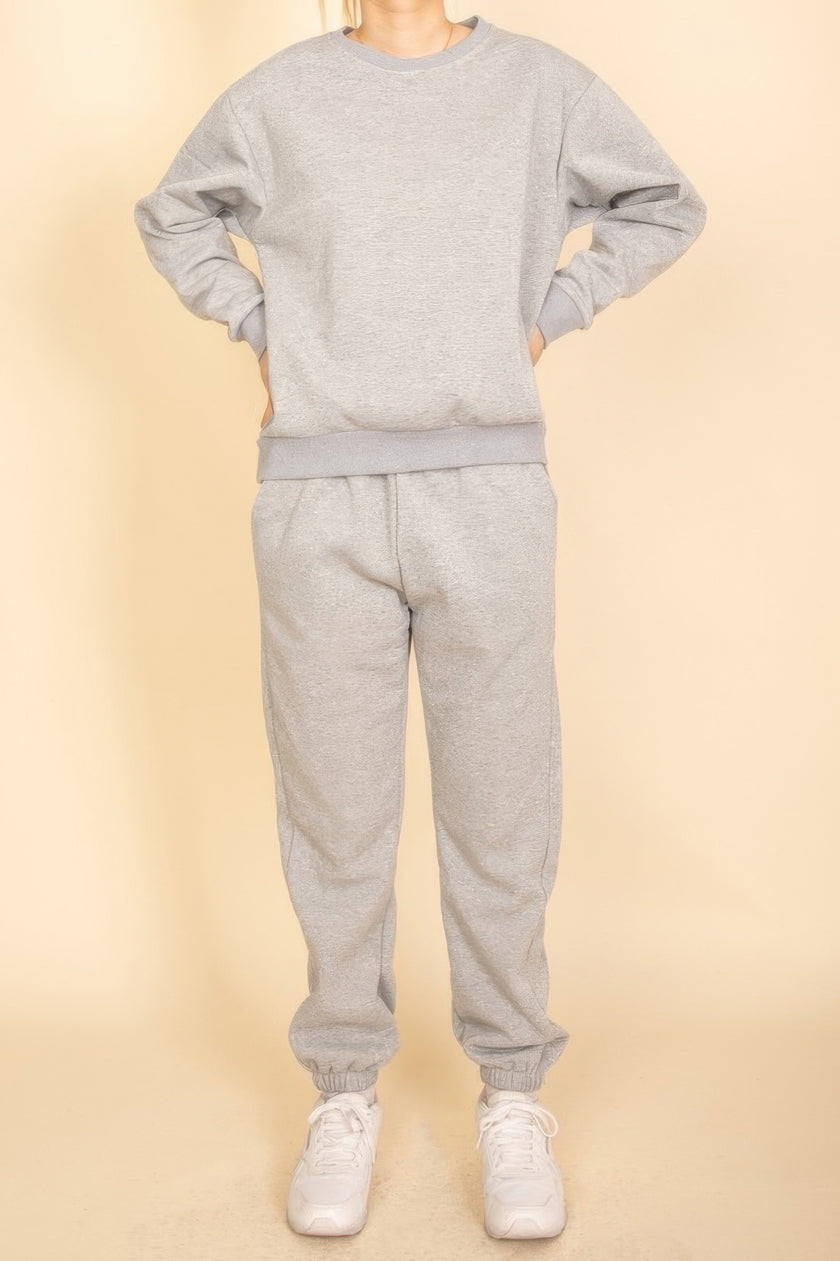 Classic Poly Fleece Crewneck Pullover - Pikemla