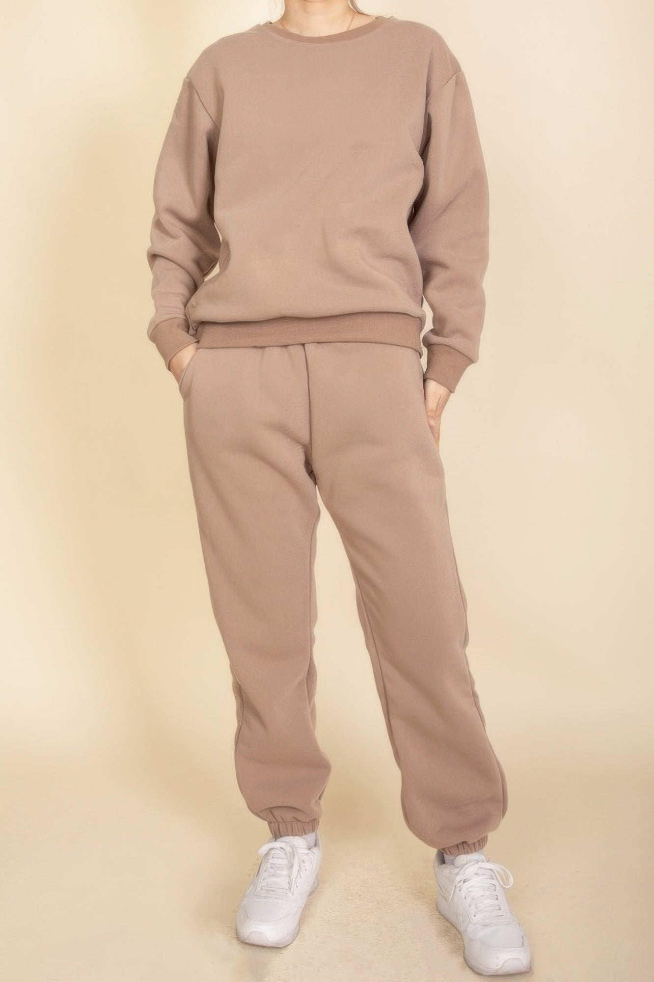 Classic Poly Fleece Crewneck Pullover - Pikemla