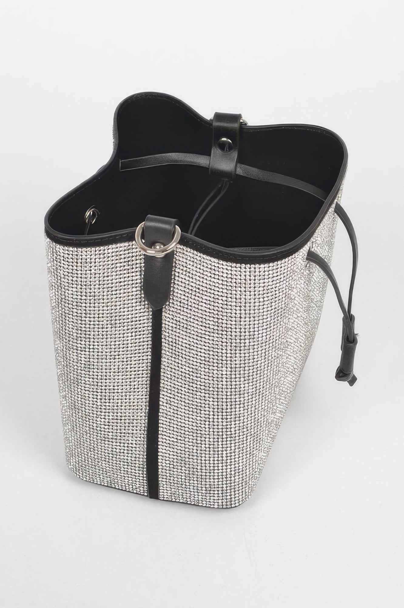 Rhinestone Bucket Bag
