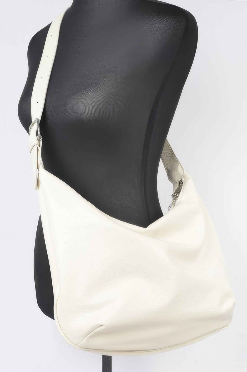 Faux Leather Old Money Look Shoulder Bag