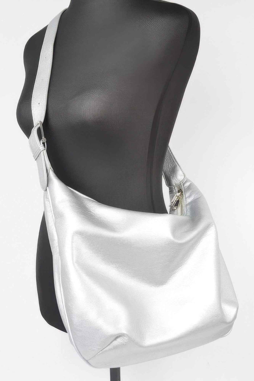 Faux Leather Old Money Look Shoulder Bag