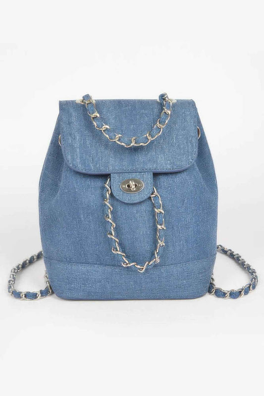 Denim Backpack