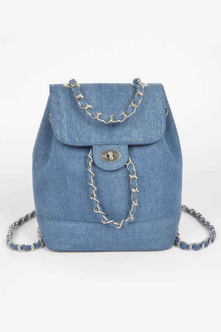 Denim Backpack