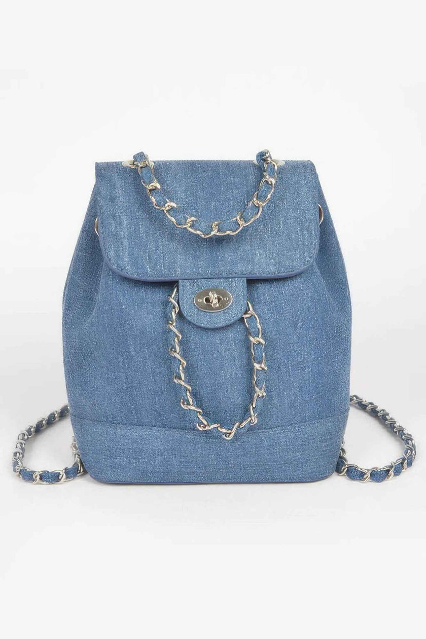 Denim Backpack
