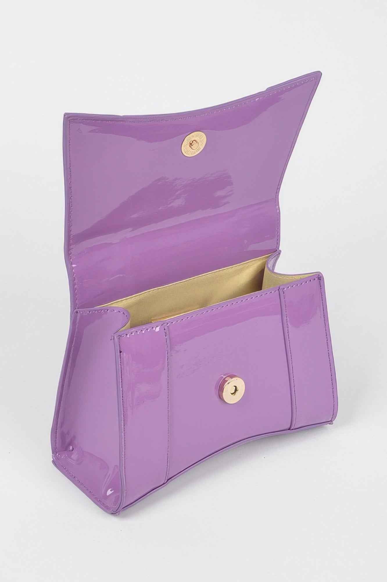 Enamel Top Handle Bag