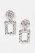 Hammered Multi Metal Earring
