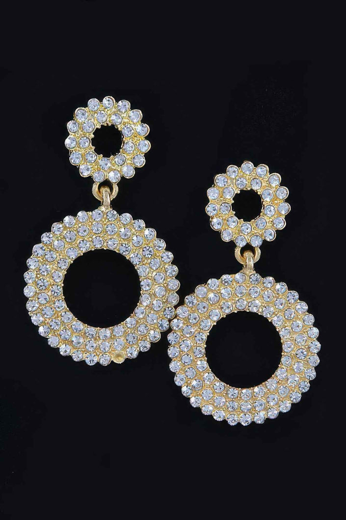 Rhinestone Dangle Earring