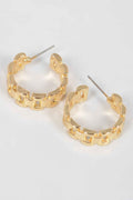 Chain Hoop Earrings