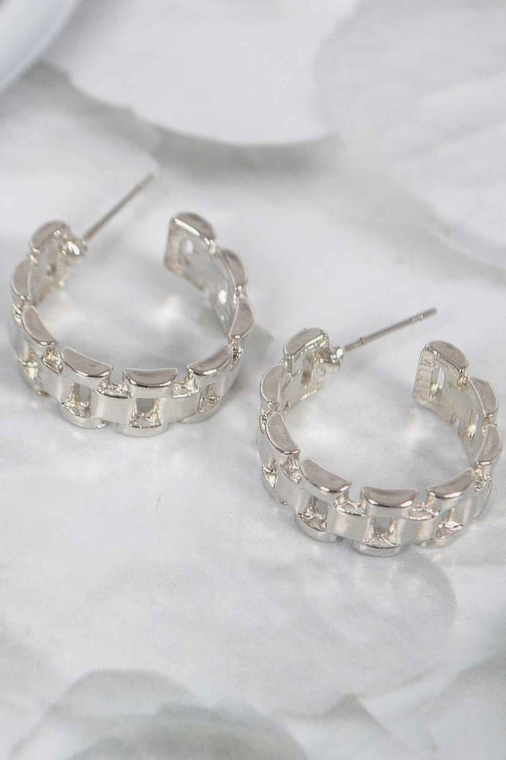 Chain Hoop Earrings