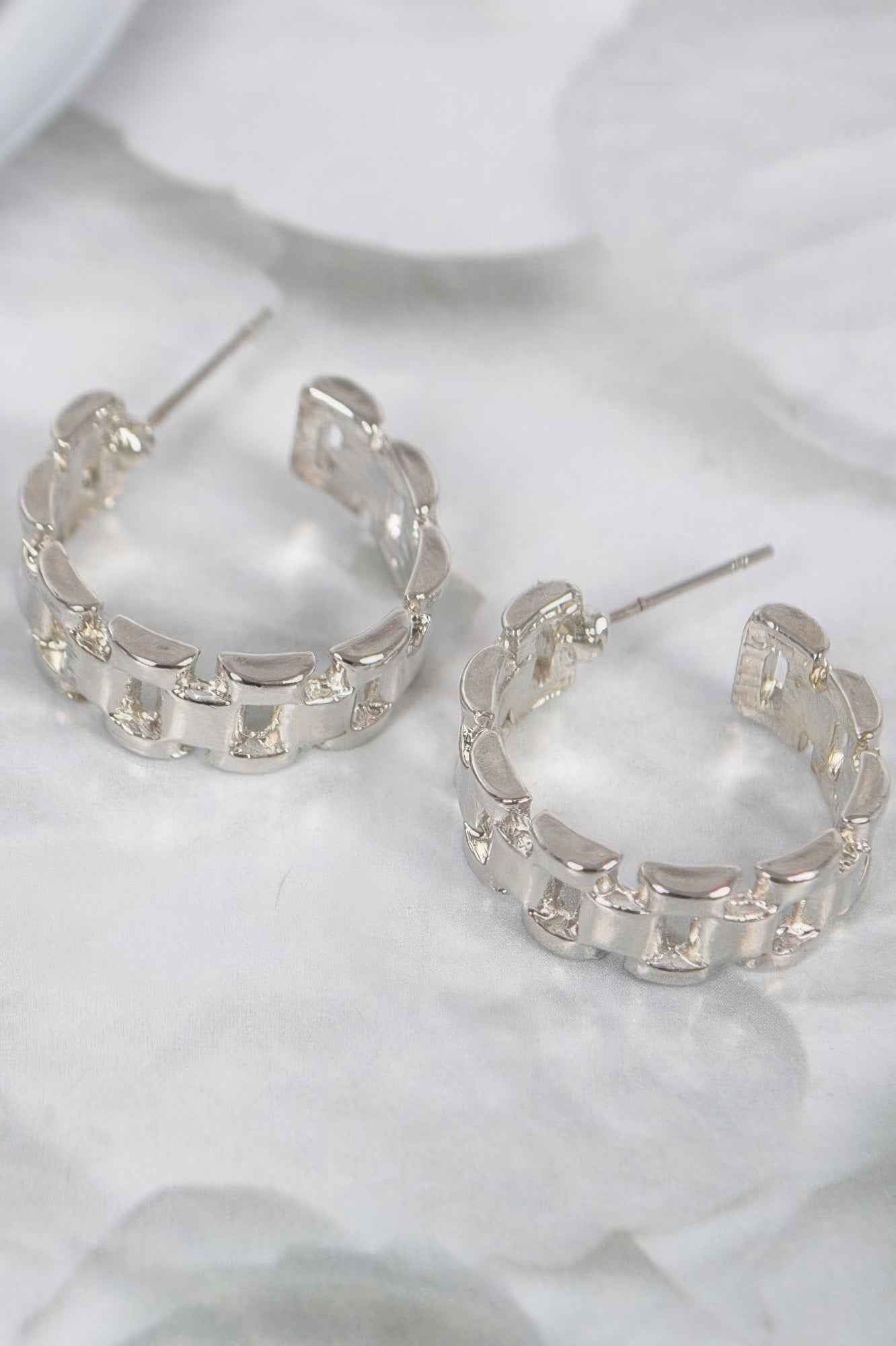 Chain Hoop Earrings