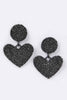 Heart Rhinestone Earrings