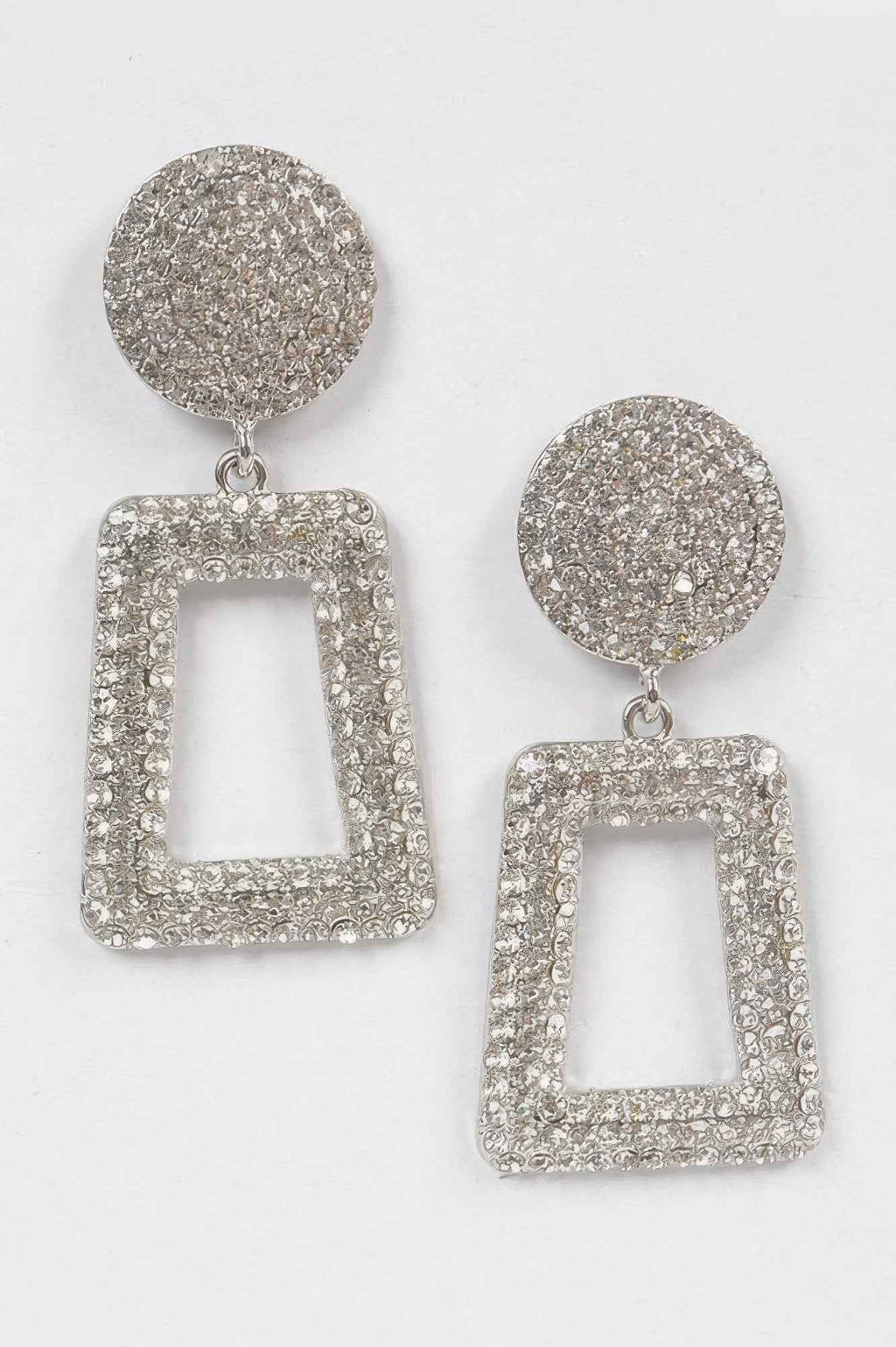 Glittered Beads Drop Earrings