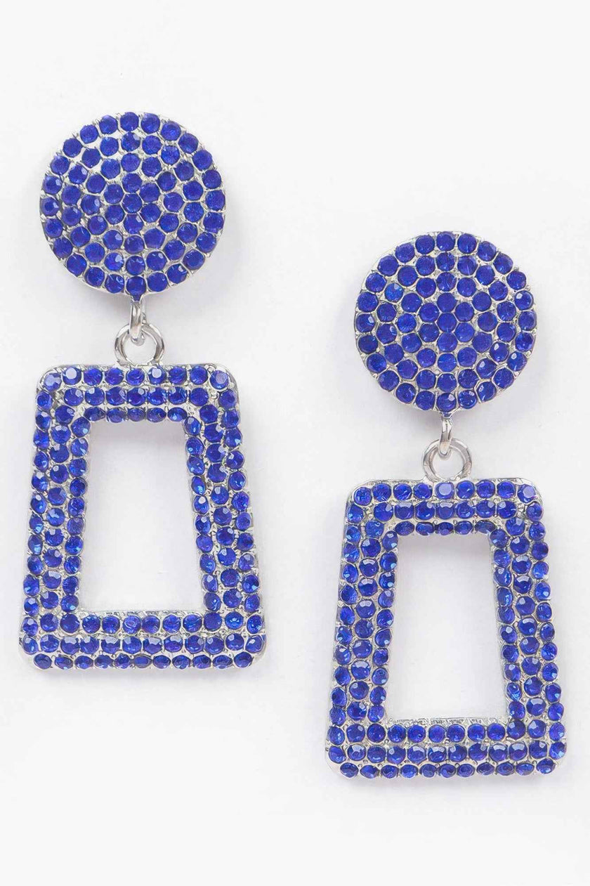 Glittered Beads Drop Earrings