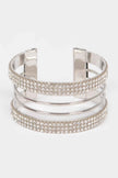 Rhinestone Metal Cuff